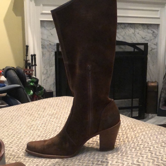 Via Spiga western Rust Suede boots size 7.5. Beautiful Boots! - Picture 3 of 4